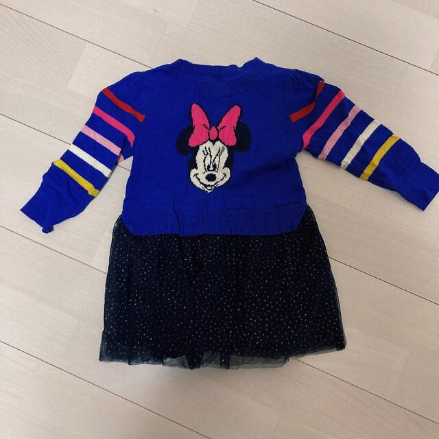 babyGAP(ベビーギャップ)のミニーちゃんワンピース キッズ/ベビー/マタニティのキッズ服女の子用(90cm~)(ワンピース)の商品写真