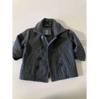 ベビーギャップ(babyGAP)のbaby gap グレー　アウター　コート　ジャケット(コート)