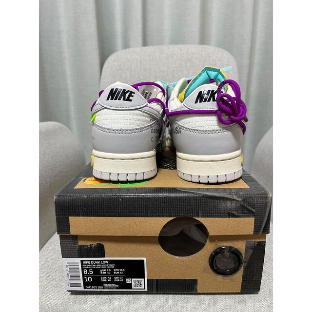 NIKE(ナイキ)のOFF-WHITE × NIKE DUNK LOW 1 OF 50 "21" メンズの靴/シューズ(スニーカー)の商品写真