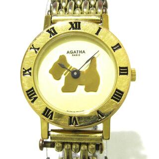 アガタ(AGATHA)のアガタ 腕時計 - レディース ゴールド(腕時計)
