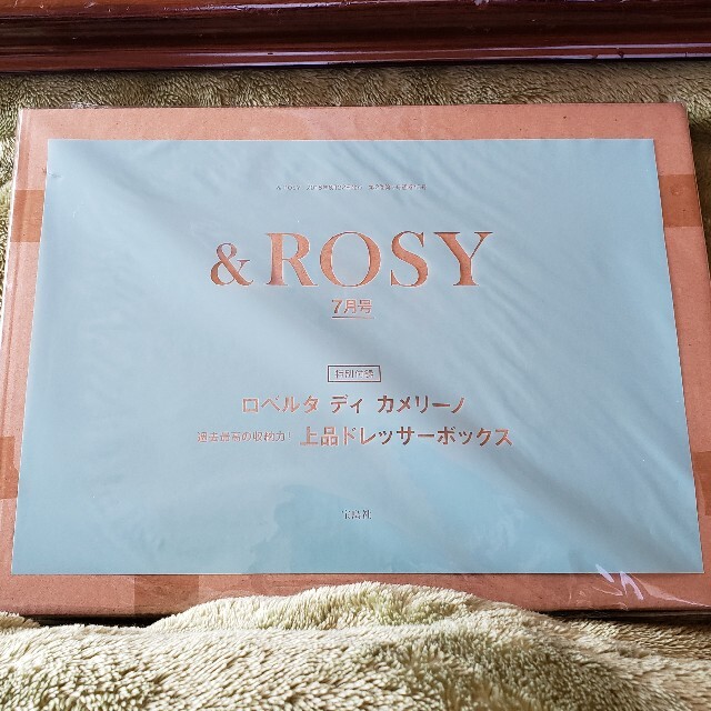 & ROSY ロベルタディカメリーノ　上品ドレッサーボックス　付録 コスメ/美容のメイク道具/ケアグッズ(メイクボックス)の商品写真