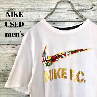 NIKE FC ナイキ　メンズ　半袖Tシャツ　ビッグロゴ　サッカー　S(Tシャツ/カットソー(半袖/袖なし))