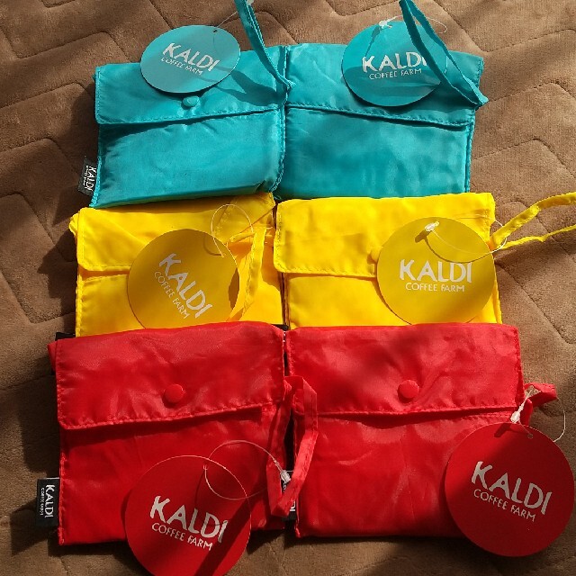 KALDI(カルディ)のカルディ エコバック 6つセット レディースのバッグ(エコバッグ)の商品写真