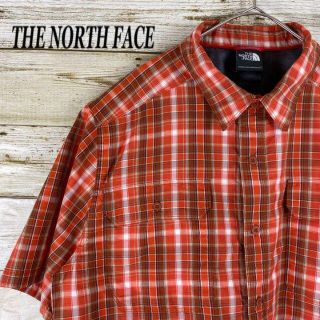 ザノースフェイス(THE NORTH FACE)の《マルチカラー》THE NORTH FACE ザノースフェイス　半袖　赤系　M(シャツ)