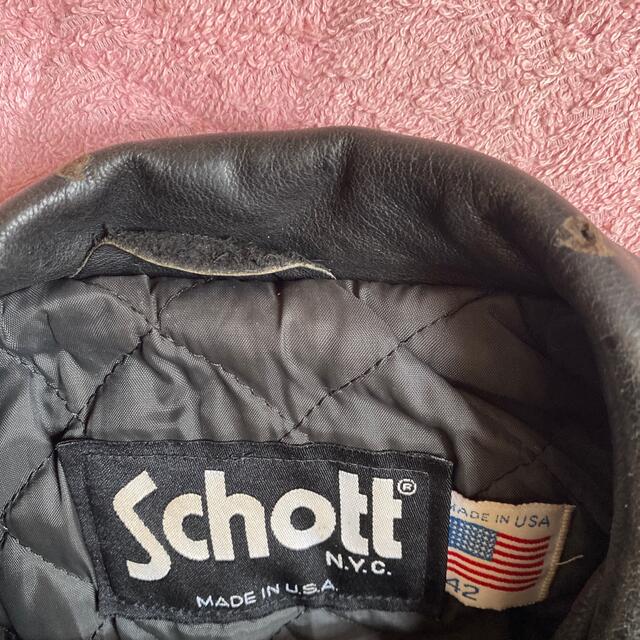 schott(ショット)のSchottライダースジャケット メンズのジャケット/アウター(ライダースジャケット)の商品写真