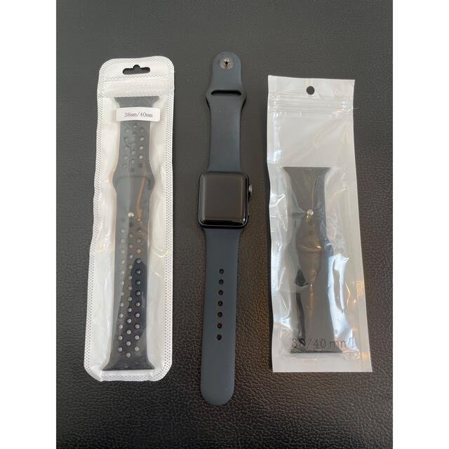 Apple Watch(アップルウォッチ)のApple Watch Series 3 おまけ付き メンズの時計(腕時計(デジタル))の商品写真