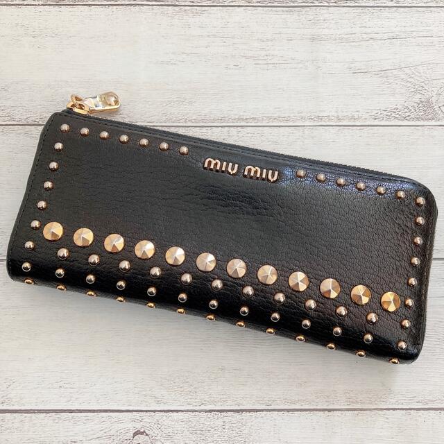 正規品の通販 【美品】miumiu ミュウミュウ レディース 長財布 革財布