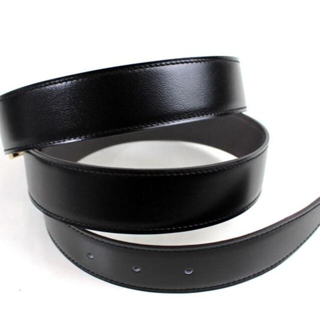エルメス コンスタンス ベルト グレー ブラック×シルバー金具 105