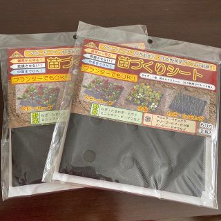 苗づくりシート 60穴2枚入り × 2 ＋外袋なし2枚(その他)