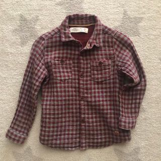 ザラキッズ(ZARA KIDS)のZARA BOYS チェックシャツ 98cm(ブラウス)