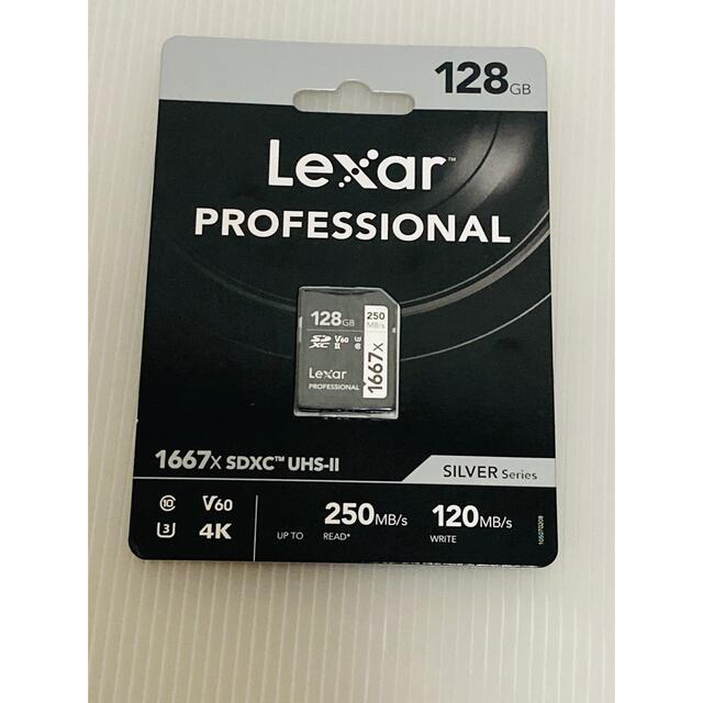 Lexar(レキサー)のSDカード Lexar 128GB 1667x SDXC 250MB/s スマホ/家電/カメラのPC/タブレット(PC周辺機器)の商品写真