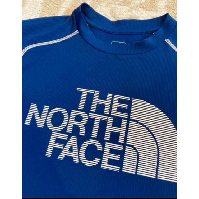 THE NORTH FACE(ザノースフェイス)のTシャツ　ランニング　トレーニング　S レディース　M ウォーキング　青　ブルー スポーツ/アウトドアのランニング(ウェア)の商品写真