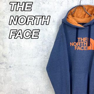 ザノースフェイス(THE NORTH FACE)の希少 90s ノースフェイス パーカー プリントロゴ ビッグシルエット 美品.(パーカー)