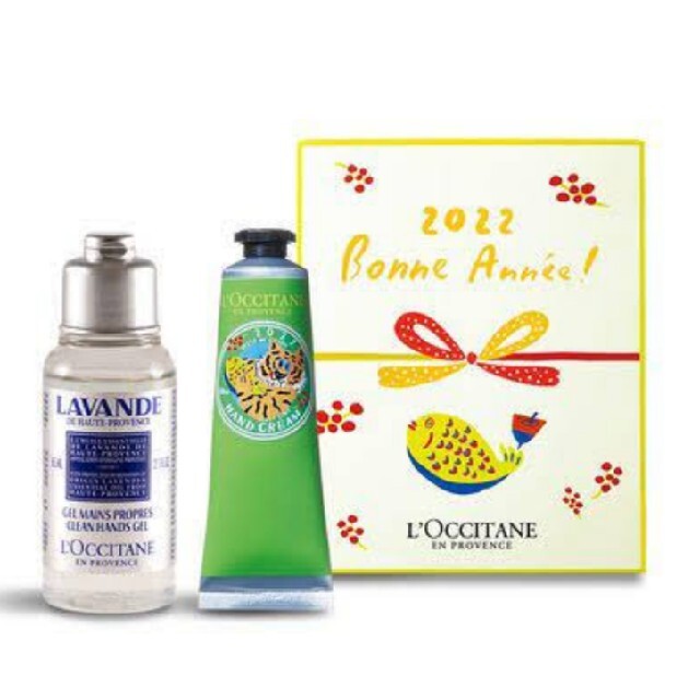 L'OCCITANE(ロクシタン)の【新品/未使用】2022NEW YEAR ポータブルハンドケアギフト コスメ/美容のキット/セット(その他)の商品写真