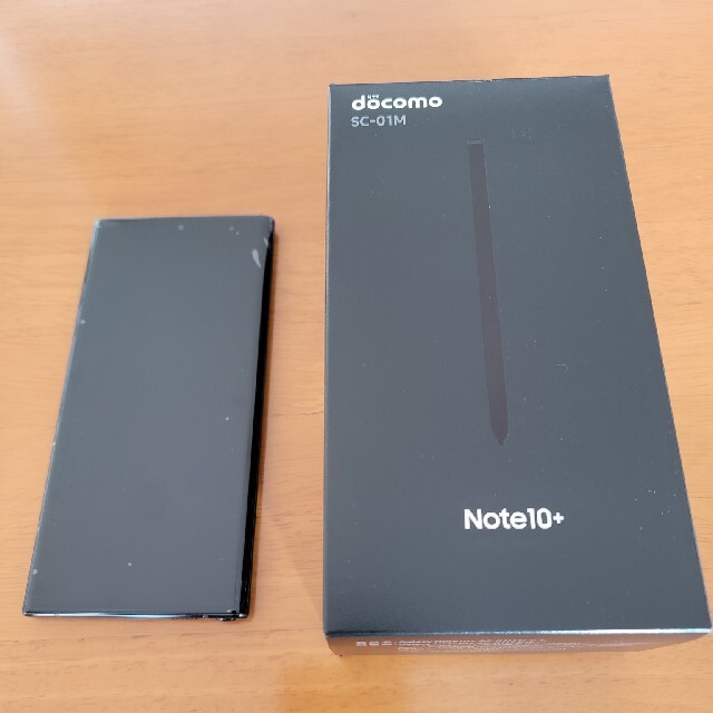 ドコモGalaxy Note10+ Aura Blackオマケ付き-