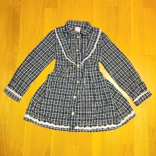 アクシーズファム(axes femme)のmocomocoさん専用 アクシーズファム　紺チェックワンピースセット(ワンピース)