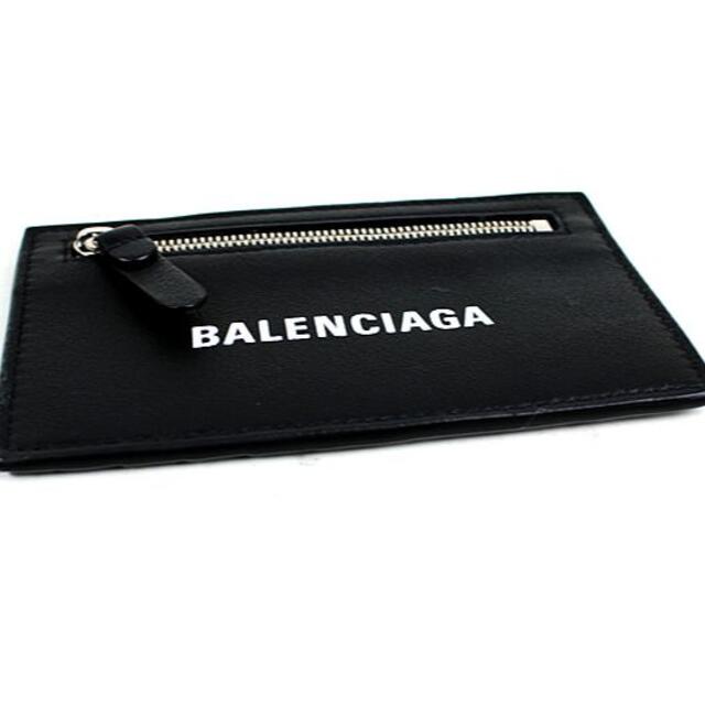 Balenciaga(バレンシアガ)のバレンシアガ　カードケース　カード入れ　コインケース　財布　黒　ブラック　極美品 レディースのファッション小物(名刺入れ/定期入れ)の商品写真