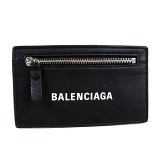 バレンシアガ(Balenciaga)のバレンシアガ　カードケース　カード入れ　コインケース　財布　黒　ブラック　極美品(名刺入れ/定期入れ)