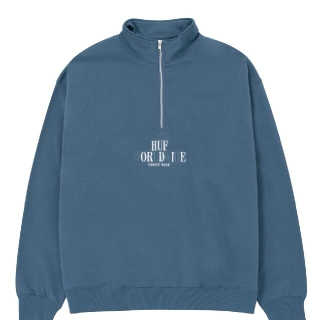 HUF ハーフジップ スウェット 定価15400円 - スウェット