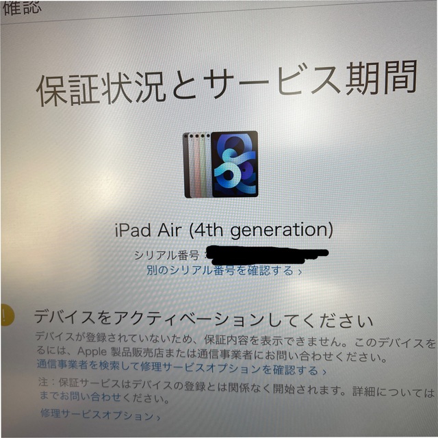 Apple(アップル)の【新品未開封】iPad Air4 256GB WIFI ブルー スマホ/家電/カメラのPC/タブレット(タブレット)の商品写真