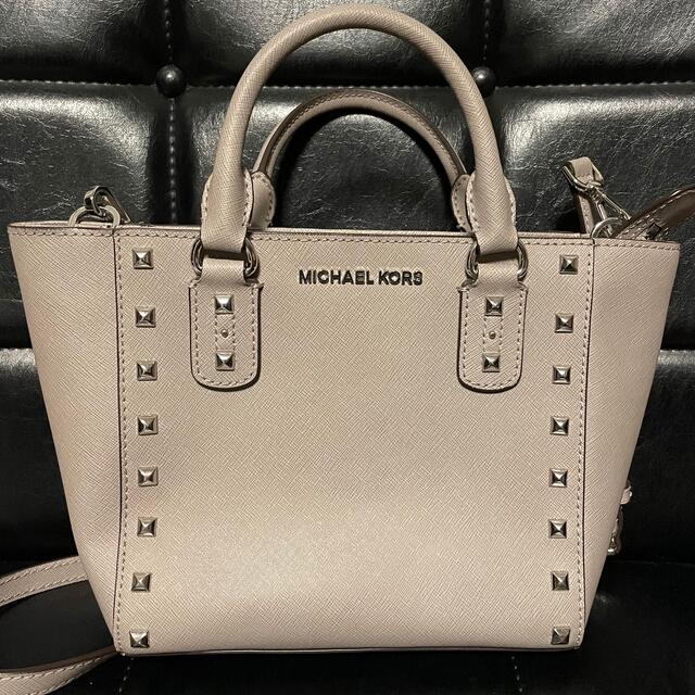 マイケルコース 2way バッグ サフィアーノ グレー | フリマアプリ ラクマ 割引限定 MICHAEL KORS マイケルコース 2wayバッグ ハンドバッグ