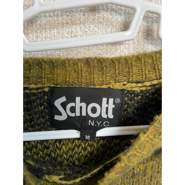 schott(ショット)の希少 schott シャギーゼブラニットセーター メンズのトップス(ニット/セーター)の商品写真