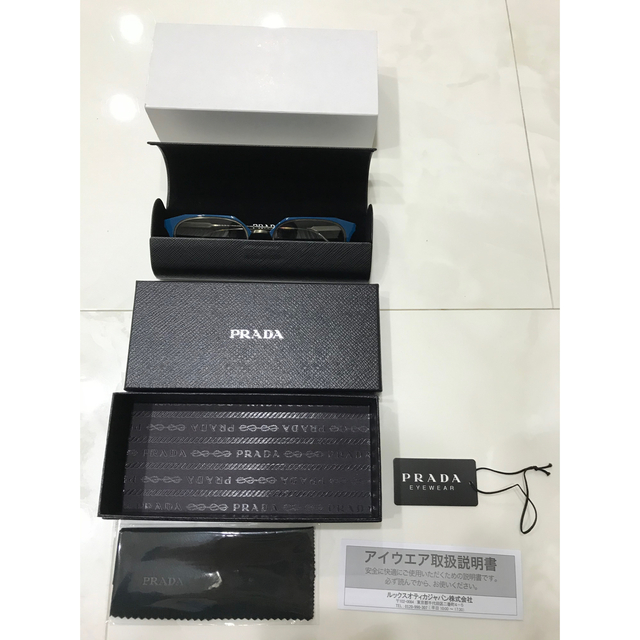 PRADA(プラダ)の新品 PRADA プラダ メガネ 眼鏡 フレーム アイウェア 66%OFF送料込 メンズのファッション小物(サングラス/メガネ)の商品写真