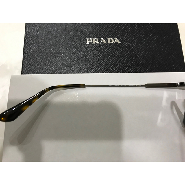 PRADA(プラダ)の新品 PRADA プラダ メガネ 眼鏡 フレーム アイウェア 66%OFF送料込 メンズのファッション小物(サングラス/メガネ)の商品写真