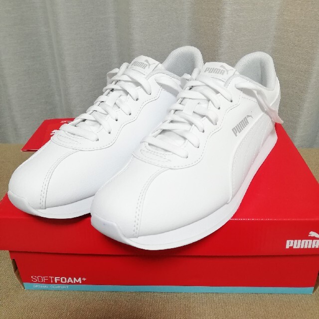 PUMA(プーマ)の【28.0cm】PUMA Turin2 (White×White) メンズの靴/シューズ(スニーカー)の商品写真