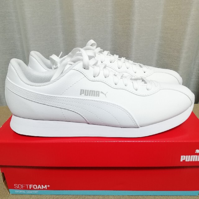 PUMA(プーマ)の【28.0cm】PUMA Turin2 (White×White) メンズの靴/シューズ(スニーカー)の商品写真