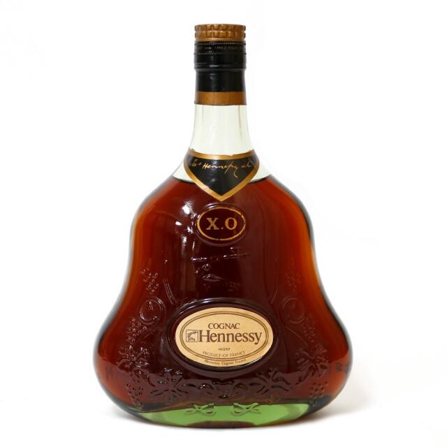 【中古】  ブランデー ヘネシー Hennessy XO 金キャップ 食品/飲料/酒の酒(ブランデー)の商品写真