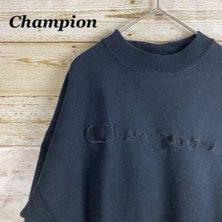 チャンピオン(Champion)の《リバースウィーブ》Champion チャンピオン　スウェット　長袖　ネイビー(スウェット)