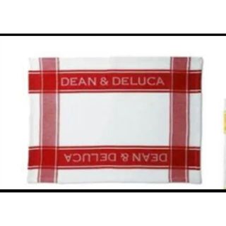 ディーンアンドデルーカ(DEAN & DELUCA)のDEAN & DELUCA 大判　キッチンタオル　ふきん　レッド　赤(収納/キッチン雑貨)