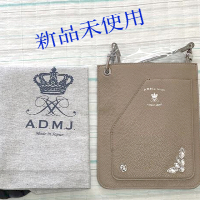 【新品未使用】ADMJ スワロ付きモーツァルト　モバイルショルダーバッグ