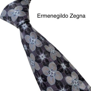 エルメネジルドゼニア(Ermenegildo Zegna)の美品　Ermenegildo Zegna ゼニア　ネクタイ　総柄　花柄(ネクタイ)