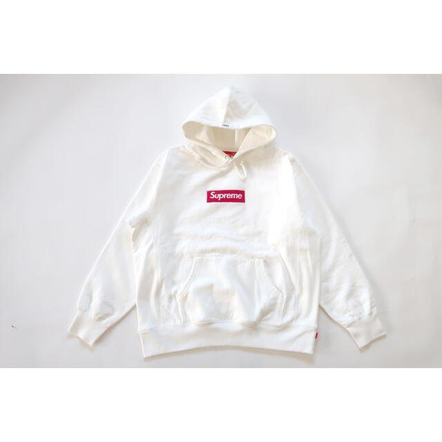 (XL)Supreme Box Logo Hooded Swaetshirt黒