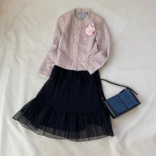 ニジュウサンク(23区)の23区 スーツ セット 春服 ママスーツ ツイード 上下セット セットアップ(スーツ)