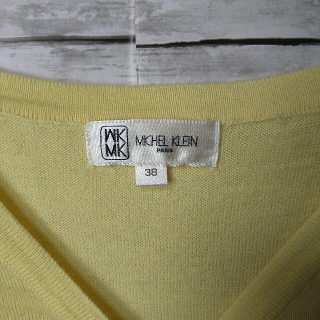 MICHEL KLEIN ミッシェルクラン ニット セーター フロントギャザー レディースのトップス(ニット/セーター)の商品写真