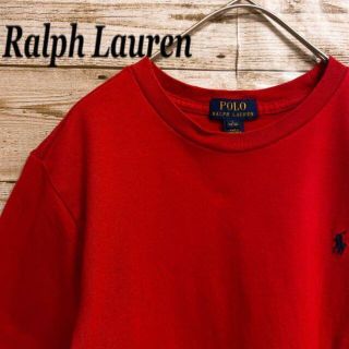 ポロラルフローレン(POLO RALPH LAUREN)の《刺繍ロゴ》ポロラルフローレン　POLO RALPH LAUREN 赤色　半袖(Tシャツ/カットソー(半袖/袖なし))