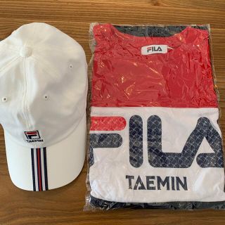 フィラ(FILA)の【お値下げ】SHINee テミン TAEMIN  FILA Tシャツ&キャップ(K-POP/アジア)