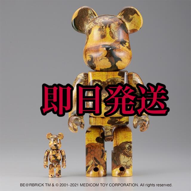 BE@RBRICK 狩野永徳「唐獅子図屏風」 100% & 400%