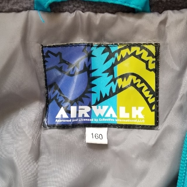 AIRWALK(エアウォーク)の♪値下げ♪スキーウェア160　AIRWALK　水色　迷彩柄 スポーツ/アウトドアのスキー(ウエア)の商品写真