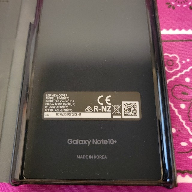 SAMSUNG(サムスン)のGalaxy Note10+ 純正ケース スマホ/家電/カメラのスマホアクセサリー(モバイルケース/カバー)の商品写真