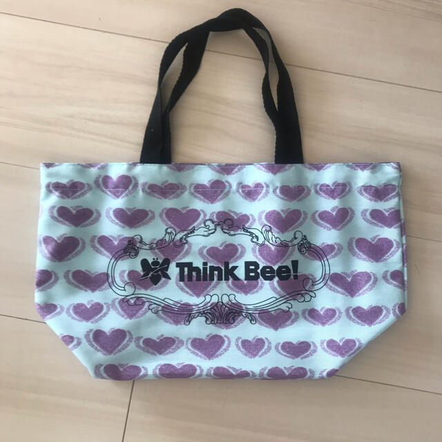 超目玉 ♡美品♡ Think Bee エコバッグ 紫 ハンドバッグ