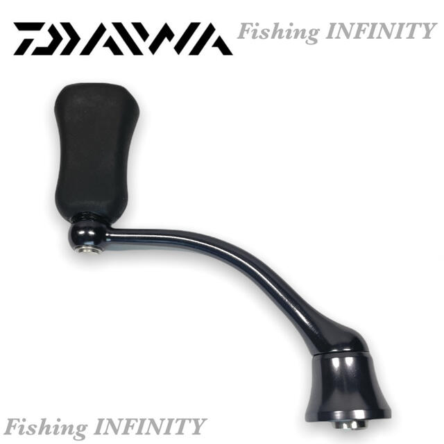 DAIWA 純正 ハンドル 55mm I型ライトノブ マシンカット ねじ込み式