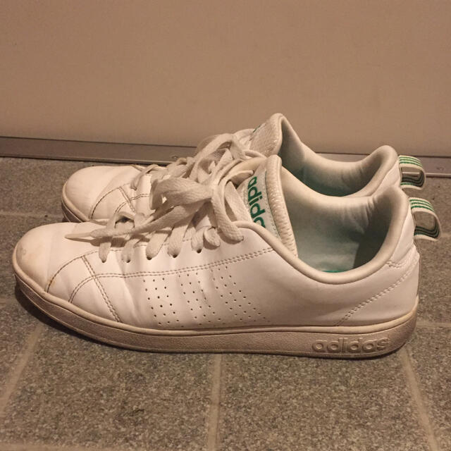 adidas(アディダス)のアディダス スニーカー ネオ バルクリーン2 ホワイト グリーン レディースの靴/シューズ(スニーカー)の商品写真
