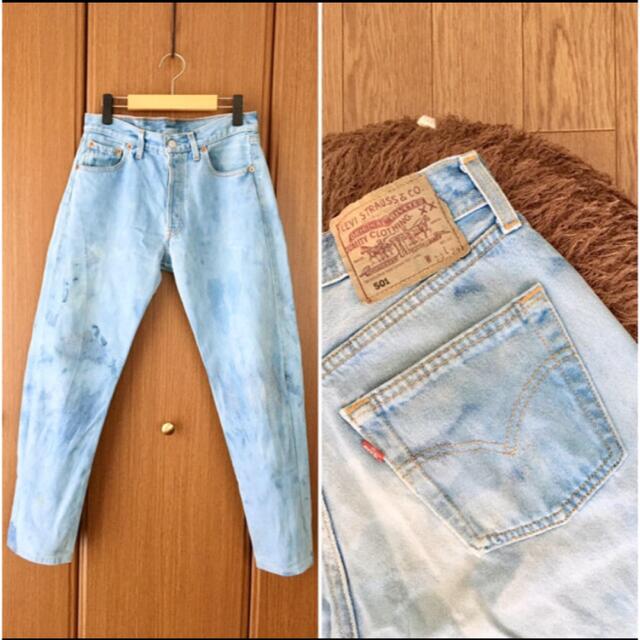 希少 EURO UK90'sLevi's 501 ハイウエスト デニムパンツ