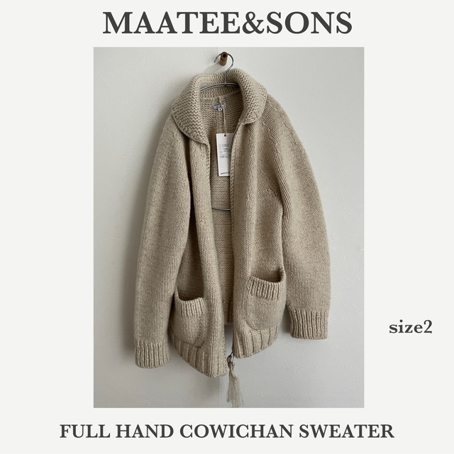 21AW maatee&sons マーティーアンドサンズ  カウチンセーター　2