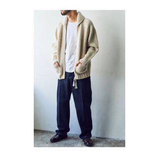 21AW MAATEE&SONS 振り柄  カシミアセーター　ニット