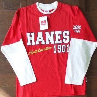 ヘインズ(Hanes)のHanes 重ね着風シャツ(Tシャツ/カットソー)